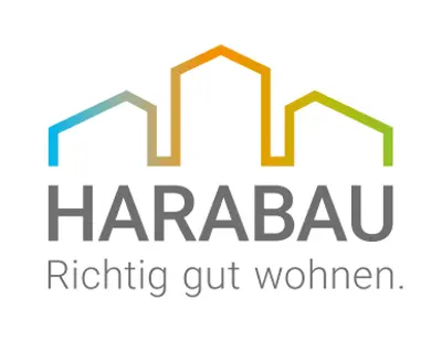 Das Logo der HARABAU wird moderner und farbenfroher.